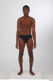 Kavan black briefs standing underwear whole body 0011.jpg